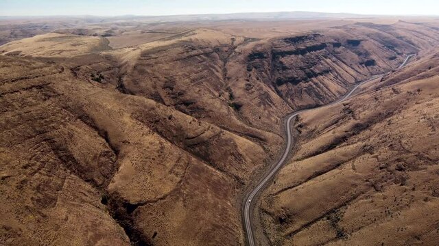 Oregon Desert Highway Route 206 Canyon Road