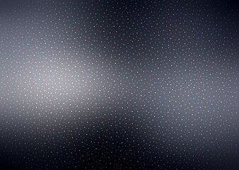Black empty background decorated diamond sparks. Dark shimmer abstract texture.