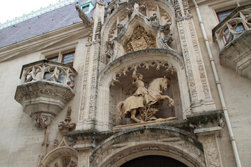 ducal palace in nancy in lorraine (france)