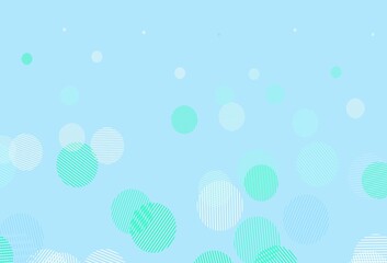 Light Blue, Green vector backdrop with dots.