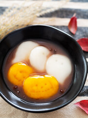 かぼちゃ団子の汁粉