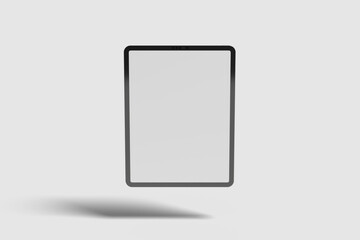 Blank Tablet Pro For Device Mockup. 3D Render.