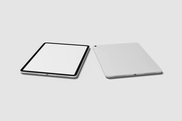 Blank Tablet Pro For Device Mockup. 3D Render.