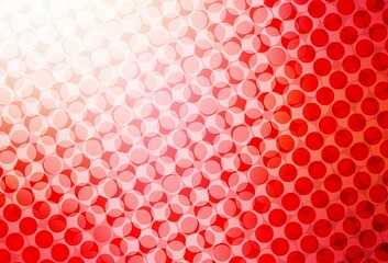 Light Red vector pattern with spheres.
