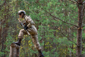 Female serviceman