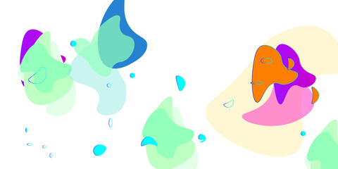 blue and green paint splashes