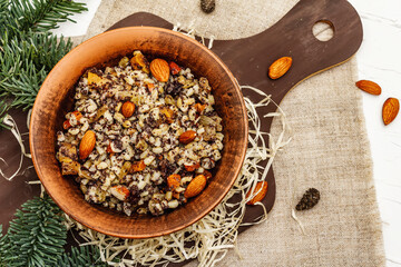 Traditional Christmas dish Kutya