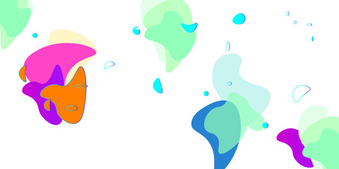 blue and green paint splashes