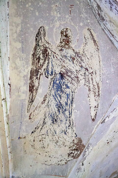 angel, painting of the walls of an Orthodox church
