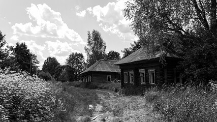 abandoned village houses