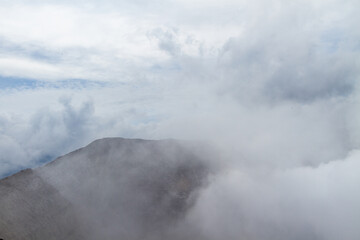 smoke in the clouds