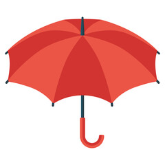 Illustration of umbrella. Image for cards and posters.