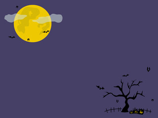 ハロウィン イメージ背景イラスト