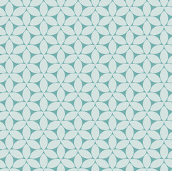 Seamless ornamental vector patterns on a colored background. Modern line art illustrations for wallpapers, flyers, covers, banners, minimalistic ornaments, backgrounds.
