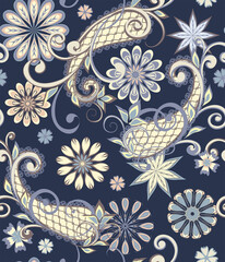 Seamless pattern in ethnic traditional style. - 457109034