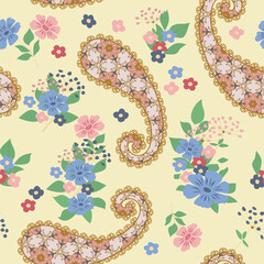 Seamless pattern in ethnic traditional style. - 457109065