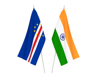 India and Republic of Cabo Verde flags