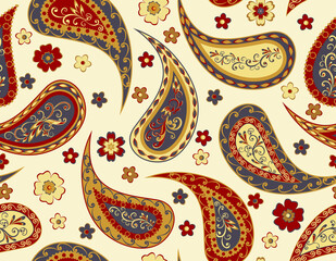Seamless pattern in ethnic traditional style. - 457110619