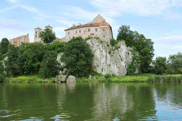 Fototapeta na wymiar Opactwo Benedyktynów w Tyńcu, klasztor, Tyniec