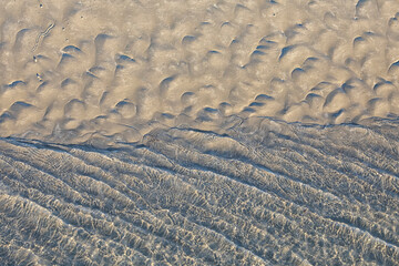 Sand and water patterns very dramatic and artistic with  wonderful textures