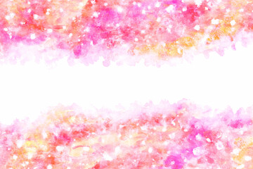 ピンク アブストラクト 正月 水彩 背景