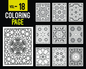 Adult coloring page bundle