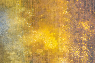 Texture overlay painting on fabric