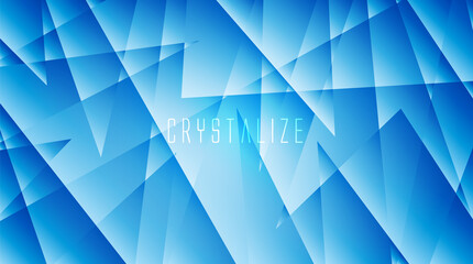 abstract crystal background with gradient