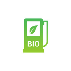 Biofuel vector gas icon. Greenhouse ethanol bio fuel