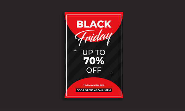 Black Friday Sale Flyer Design Template