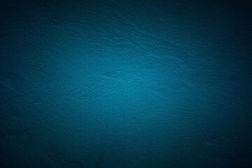 Old blue wall in spots, cracks, stains. Painted concrete wall in abstract grunge style loft. Vintage wall background texture for backgrounds, portraits, posters.