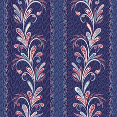 Seamless pattern in ethnic traditional style.