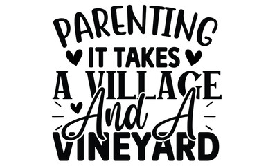 Wine Bag SVG Design Template