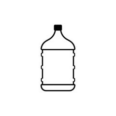 Water gallon icon design template illustration