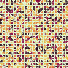 Abstract Geometric Pattern generative computational art illustration