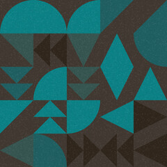 Abstract Geometric Pattern generative computational art illustration