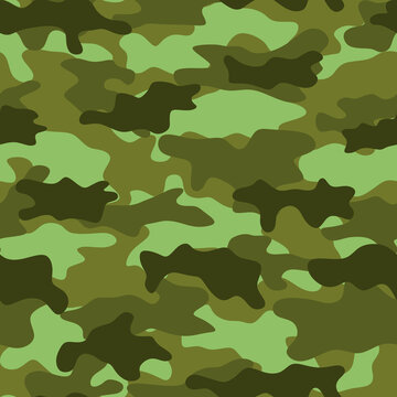 Fabric for printing. Camouflage. Recreation, hunting, fishing. Vector.