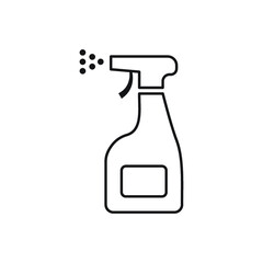 Premium Icon on Anti-Bacterial Alcohol Agent, Sanitizer.