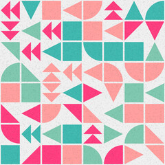 Abstract Geometric Pattern generative computational art illustration