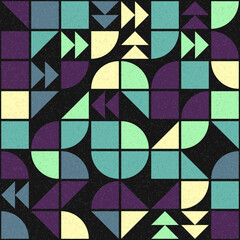 Abstract Geometric Pattern generative computational art illustration