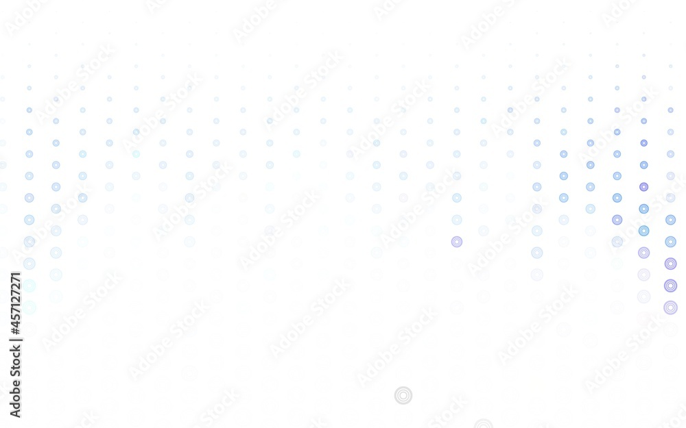 Poster light gray vector backdrop with dots.