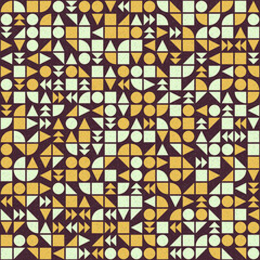 Abstract Geometric Pattern generative computational art illustration