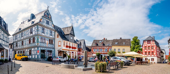 Marktplatz, Bad Camberg, Hessen, Deutschland	