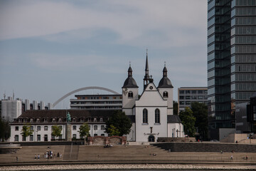 Rheinufer promenade