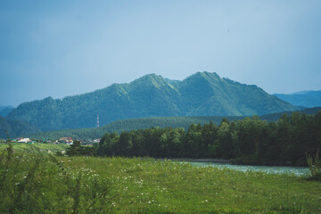 landscape in the mountains