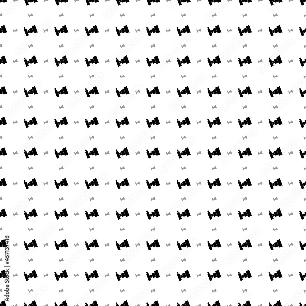 Poster square seamless background pattern from black camera symbols are different sizes and opacity. the pa