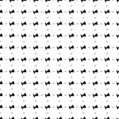 Fototapeta na wymiar Square seamless background pattern from black camera symbols are different sizes and opacity. The pattern is evenly filled. Vector illustration on white background