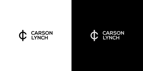 Simple and modern CL initials logo 3