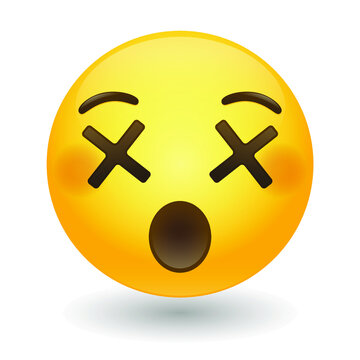 recommend clip art: Dizzy Emoji Icon Illustration Sign. Cross Eyes Vector Symbol Emoticon Design Vector Clip Art.