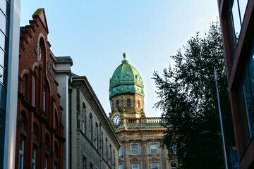 View of the Scottish Provident Building in Belfast, Ireland, Europe
